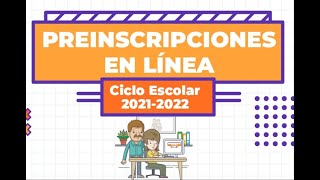 Tutorial preinscripciones en línea 20212022 [upl. by Yatnahs549]