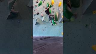 Green Slopers at MBP bouldering climbing indoorclimbing fitnessjourney [upl. by Amikay38]