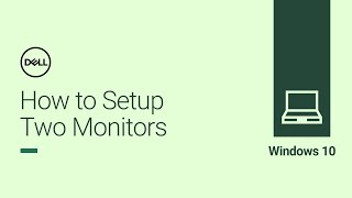 How to Connect Two Monitors to One Computer DELL Official Dell Tech Support [upl. by Halliday]