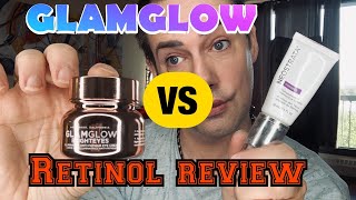 GLAMGLOW ANtiFatigue Illuminating Eye Cream VERSUS RETINOL glamglow [upl. by Tak]