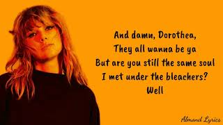 ​dorothea  quotTaylor Swiftquot Lyrics [upl. by Furiya]