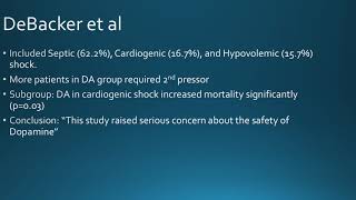 Vasopressors in Cardiac Surgery [upl. by Meerek]