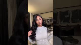 ✅ Styling lace front wigs side part ✅ Saving this for a winter hairstyle wigreview wigtutorial [upl. by Sheryle]