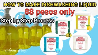 HOW TO MAKE DISHWASHING LIQUIDSTEP BY STEP PROCESS [upl. by Solrac]