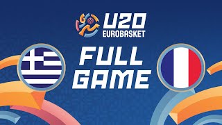 Group Phase  Greece v France  Full Basketball Game  FIBA U20 EuroBasket 2024 [upl. by Turrell75]