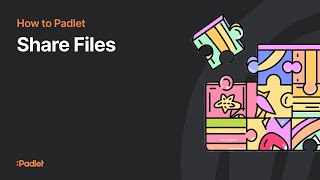 How to share files on Padlet [upl. by Atilrac]