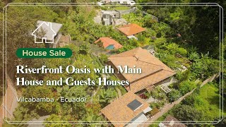 For Sale Exquisite Property with Main amp Guest House in Yamburara  Vilcabamba Ecuador Real Estate [upl. by Adnovoj]