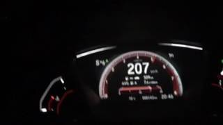 Civic Rs 15 Turbo Top Speed Türkiye [upl. by Veriee]