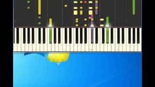 Simply Red Fairground Piano tutorial by Synthesia [upl. by Lamp]