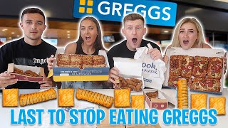 Last to STOP Eating GREGGS Wins £1000  Challenge VS SISTERS BOYFRIEND [upl. by Moyer120]