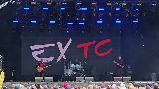 XTC perform Senses Working Overtime live  Lets Rock Exeter June 2024 [upl. by Adirem]