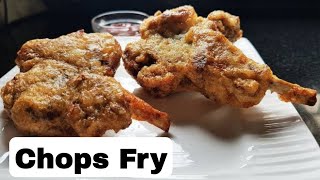 Chops Fry  Mutton Chops Fry  Lamb chops recipe  Champ Fry [upl. by Sil]