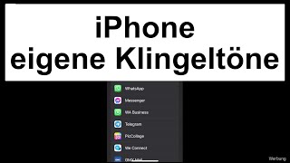 iPhone 15 eigener Klingelton mit iOS 17 leicht gemacht [upl. by Rao]