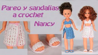 DIY Pareo y sandalias a crochet para Nancy [upl. by Rudolph]