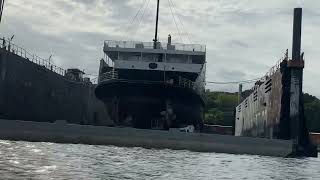 World War II ship in dry dock [upl. by Oiragelo]