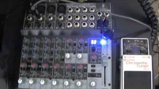 Behringer XENYX 1202FX Mixer  Punk Rock Review [upl. by Attayek]