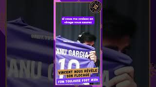 🔥Le flocage de Vincent sur le maillot 2425  Vous appréciez le clin dœil ici  TFC [upl. by Bathilda]