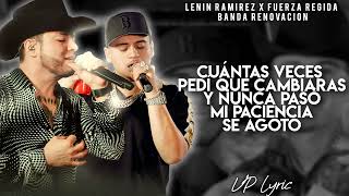 LETRA  Se Acabó  Estudio 2022 🍻 Fuerza Regida amp Lenin Ramirez [upl. by Odelle]