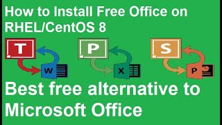 How to Install Free Office 2018 on RHELCentOS8HindiBy Karun Behal [upl. by Rickie155]