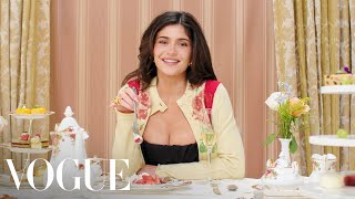 Kylie Jenner Eats 11 English Dishes  Vogue [upl. by Warford261]