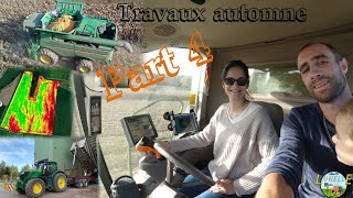 Changement de pilote de moissonneusebatteuse travaux d’automne Part 4 121 [upl. by Meriel722]