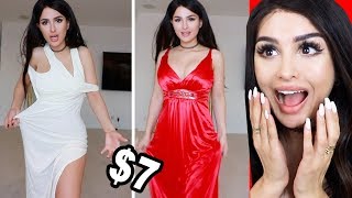 THRIFT STORE PROM DRESSES Try On Haul [upl. by Eemaj757]