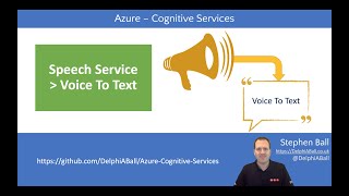 Using Azure Cognitive Services  Voice to Text [upl. by Patricio]