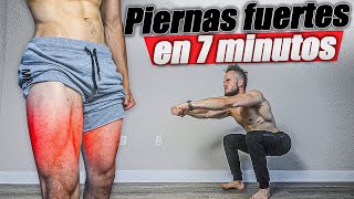 Piernas fuertes y con relieve en casa en 7 minutos [upl. by Sivia604]