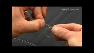 How to tie a UK Grinner knot or Uni knot [upl. by Laemsi454]