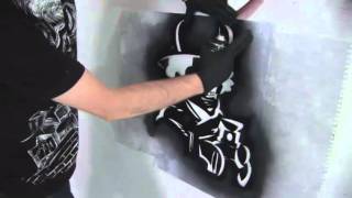 How To Create A Graffiti Stencil [upl. by Beverle]