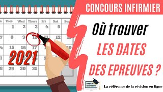 Comment trouver les dates des épreuves du concours infirmier [upl. by Matthia]