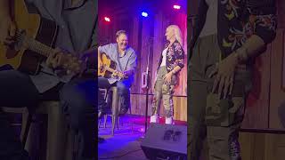 Blake Shelton and Gwen Stefani at their popup concert in Tishomingo Ok 81123 [upl. by Ekalb]