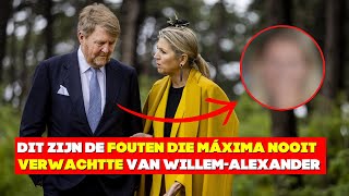 Koninklijke Fouten Dit Heeft Maxima WillemAlexander Vergeven [upl. by Assyl]