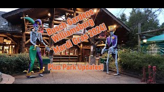 Busch Gardens Williamsburg Mardi Gras 2024 Opening Weekend Plus Other Updates [upl. by Mishaan327]