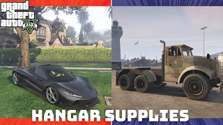 GTAV Online  Hangar Supplies [upl. by Minabe305]