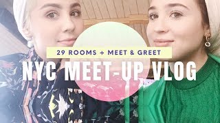 VLOG 29 Rooms  Meet amp Greet in NYC تجمع في نيويورك [upl. by Werdma]