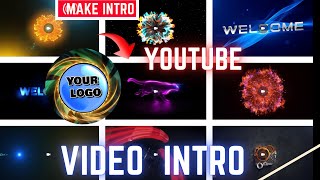 How to Make a 3D Intro for YouTube Hindi  Create Professional 3D intro 2024  intro kaise banaye [upl. by Fuller825]