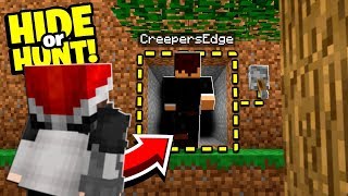 Minecraft enemies are stalking us  Hide Or Hunt 2 [upl. by Airdnal]