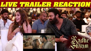 Radhe Shyam Trailer Reaction  Prabhas  Pooja Hegde  Radha Krishna Kumar  Radhe Shyam Review [upl. by Tiffanie283]