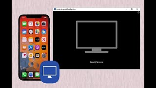 Free iPhone airplay to PC  Cast iPhone screen to Desktop using LonelyScreen [upl. by Tedie]