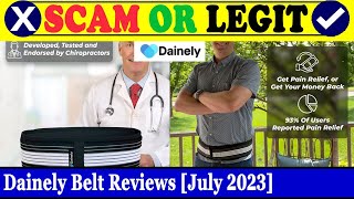 Dainely Belt Reviews July 2023 Is This An Authentic Product Find Out  Scam Inspecter [upl. by Clute]