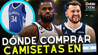 ¿DÓNDE SE CONSIGUEN CAMISETAS DE LA NBA EN ARGENTINA  NachiKicks [upl. by Fini467]