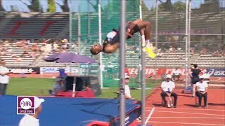 Paris Charléty 2013  Finale Saut en hauteur M Mickael Hanany avec 231 m [upl. by Anetsirhc]