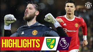 De Gea stars as Ronaldo goal seals the three points  Highlights  Norwich 01 Manchester United [upl. by Rhodia]