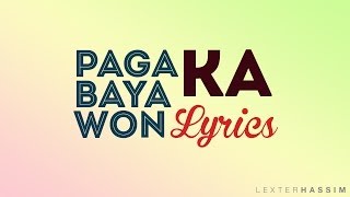 Pagabayawon Ka Oh akong Ginoo Lyrics [upl. by Lilias728]