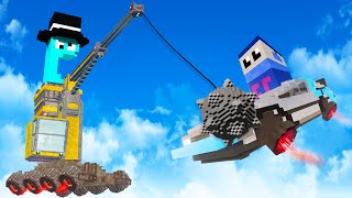 We Turn a Giant Wrecking Ball into a Hover Car and Destroy Everything in Teardown [upl. by Terb875]