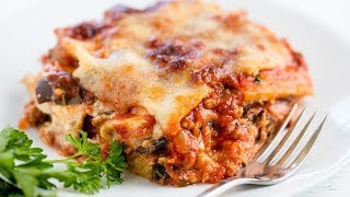 How to Make The Most Amazing Eggplant Lasagna  The Stay At Home Chef [upl. by Athal]