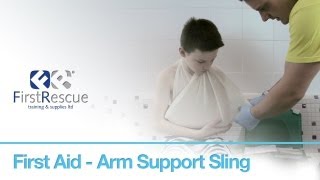 First Aid  Arm Support Sling [upl. by Adham]