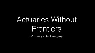 My first meeting with the Actuaries Without Frontiers team [upl. by Aicilev]