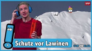 Lawinen Wie schützt man sich davor  SRF Kids – Clip und klar  Kindervideos [upl. by Furnary]